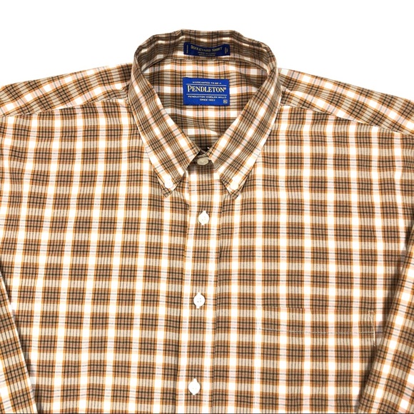 ❌SOLD❌ Pendleton Boulevard Plaid Button Down XL - Picture 2 of 6